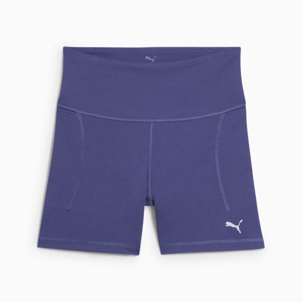 CLOUDSPUN High-Waist 5" Tight Shorts Women, Blue Crystal, extralarge